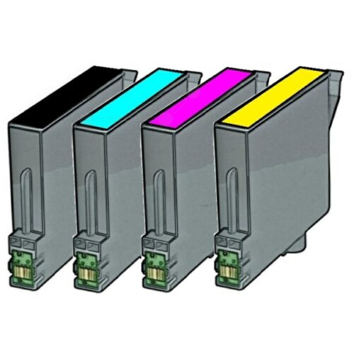 Alternativ XL Tinten kompatibel zu Epson T0551-T0554 / T0556 / C13T05514010 schwarz, cyan, magenta, gelb (4 Stück)