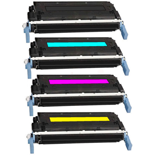 Alternativ Toner Set kompatibel zu HP 641A / C9720A - C9723A schwarz, cyan, magenta, gelb (4 Stück)
