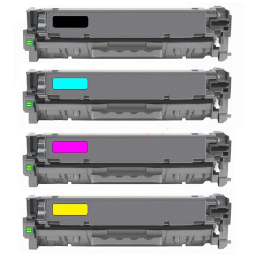 Alternativ Toner Set kompatibel zu HP 312X / 312A / CF380X - CF383A schwarz, cyan, magenta, gelb (4 Stück)