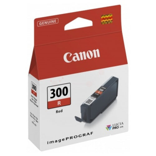 Original Canon PFI-300 R / 4199C001 Tinte rot