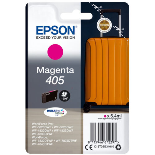 Original Epson 405 / T05G3 / C13T05G34020 / C13T05G34010 Tinte magenta