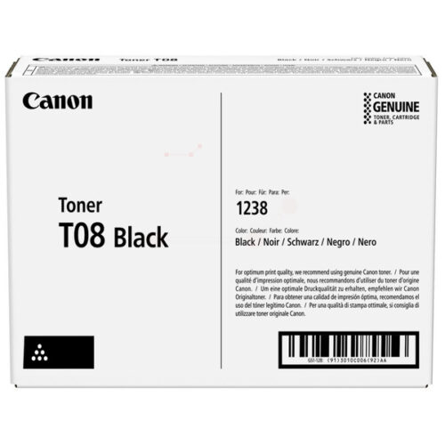 Original Canon T08 / 3010C006 Toner schwarz