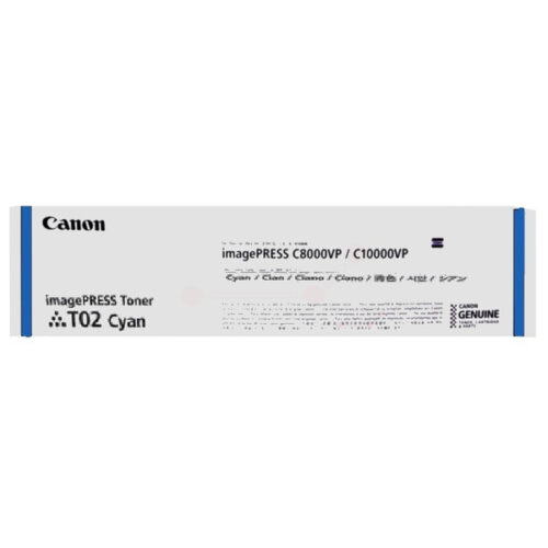 Original Canon T02 / 8530B001 Toner cyan