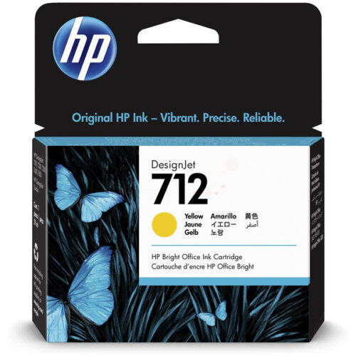 Original HP 712 / 3ED69A Tinte gelb
