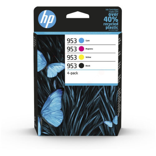 Original HP 953 / 6ZC69AE Tinte Multipack schwarz, cyan, magenta, gelb (4 Stück)