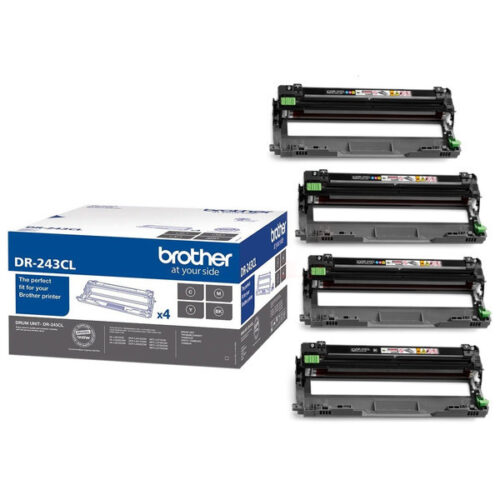 Original Brother DR-243CL Trommel schwarz, cyan, magenta, gelb