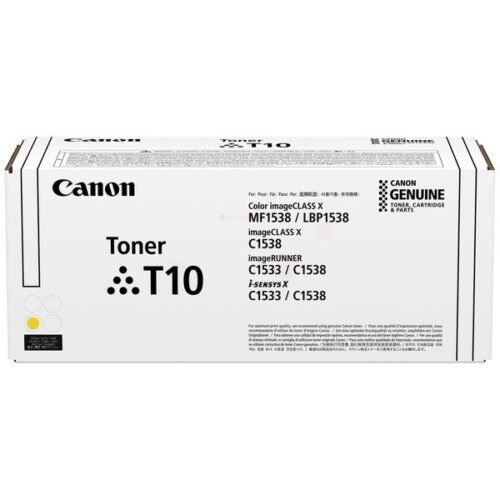 Original Canon T10 / 4563C001 Toner gelb