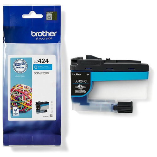 Original Brother LC-424 / LC-424C Tinte cyan
