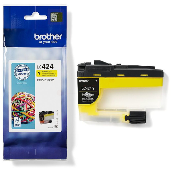 Original Brother LC-424 / LC-424Y Tinte gelb
