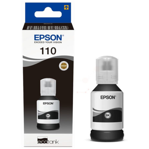 Original Epson 110 / T03P1 / C13T03P14A Tintenflasche schwarz