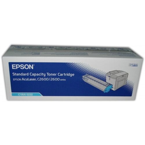 Original Epson 0232 / S050232 / C13S050232 Toner cyan