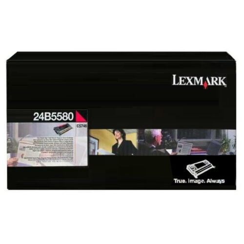 Original Lexmark 24B5580 / 024B5580 Toner magenta
