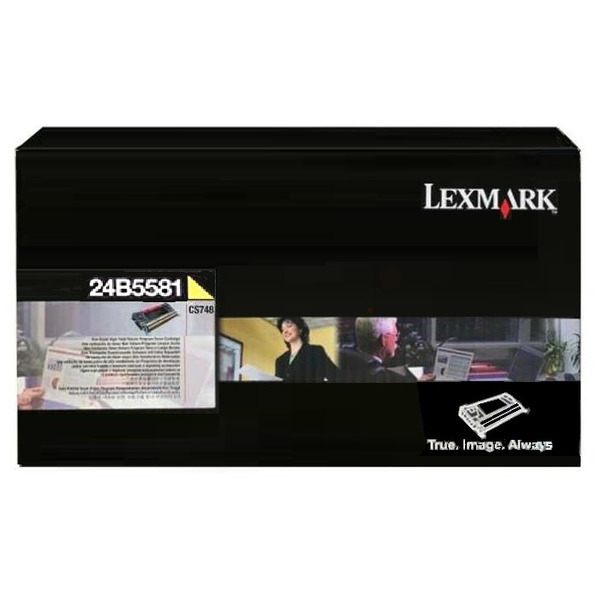 Original Lexmark 24B5581 / 024B5581 Toner gelb