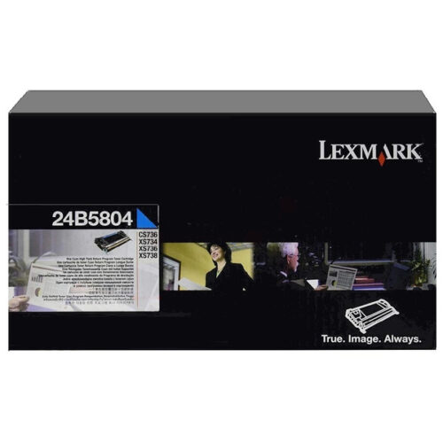Original Lexmark 24B5804 / 024B5804 Toner cyan