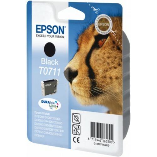 Original Epson T0711 / C13T07114012 / C13T07114022 Tinte schwarz
