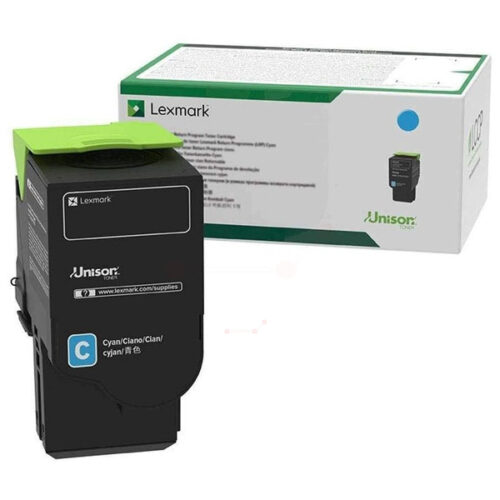 Original Lexmark 78C2XC0 / 078C2XC0 Toner cyan
