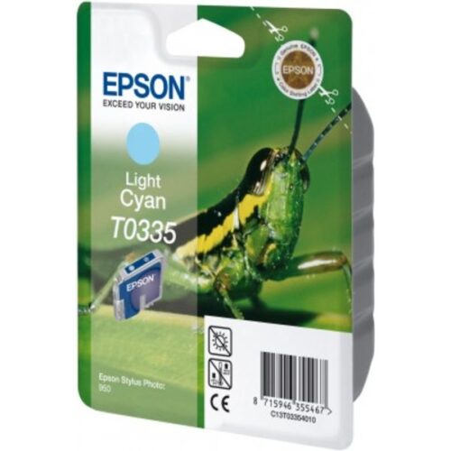 Original Epson T0335 / C13T03354010 Tinte photo cyan