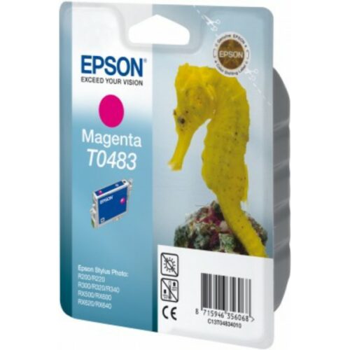 Original Epson T0483 / C13T04834010 / C13T04834020 Tinte magenta