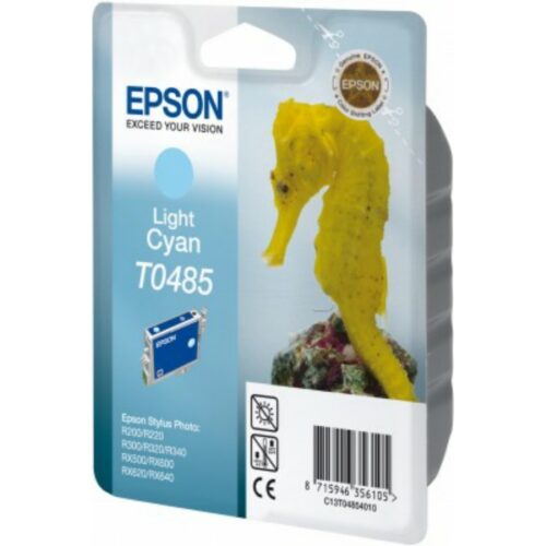 Original Epson T0485 / C13T04854010 / C13T04854020 Tinte photo cyan