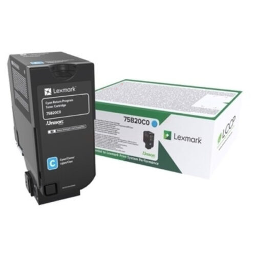 Original Lexmark 75B20C0 / 075B20C0 Toner cyan