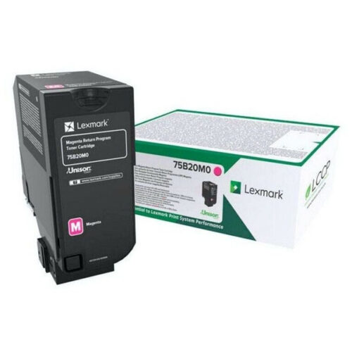 Original Lexmark 75B20M0 / 075B20M0 Toner magenta
