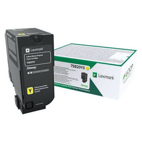 Original Lexmark 75B20Y0 / 075B20Y0 Toner gelb