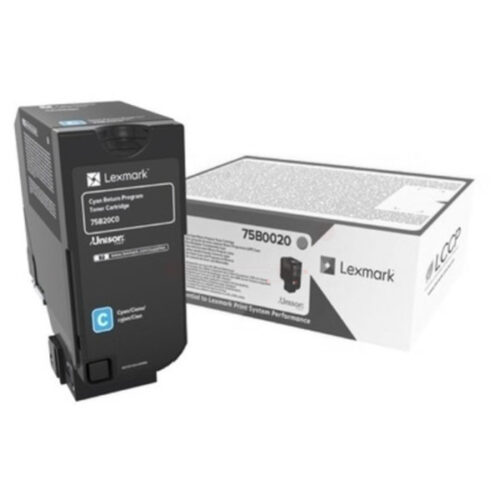 Original Lexmark 75B0020 / 075B0020 Toner cyan