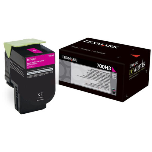 Original Lexmark 700H3 / 70C0H30 Toner magenta