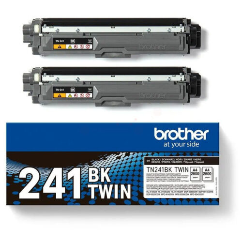 Original Brother TN-241BK TWIN Toner Doppelpack schwarz (2 Stück)