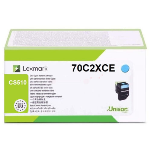 Original Lexmark 702XC / 70C2XCE Toner cyan