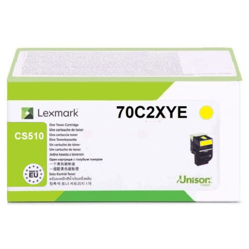 Original Lexmark 702XY / 70C2XYE Toner gelb