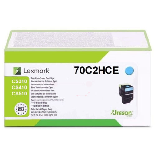 Original Lexmark 702HC / 70C2HCE Toner cyan