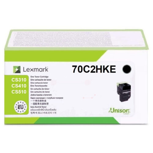 Original Lexmark 702HK / 70C2HKE Toner schwarz