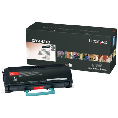 Original Lexmark X264H31G / 0X264H31G Toner schwarz