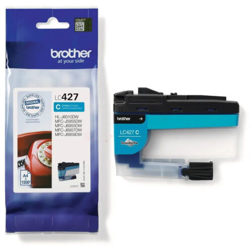 Original Brother LC-427 / LC-427C Tinte cyan