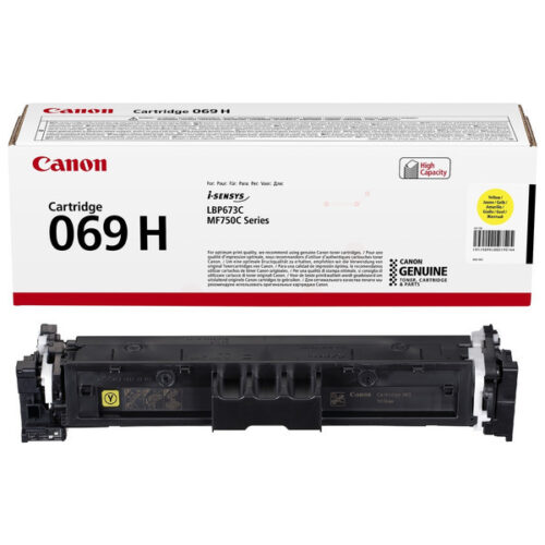 Original Canon 069H / 5095C002 / 5095C004 Toner gelb