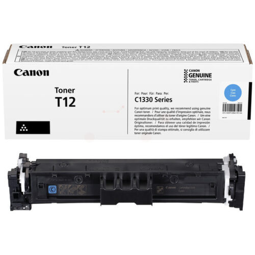 Original Canon T12 / 5097C006 Toner cyan