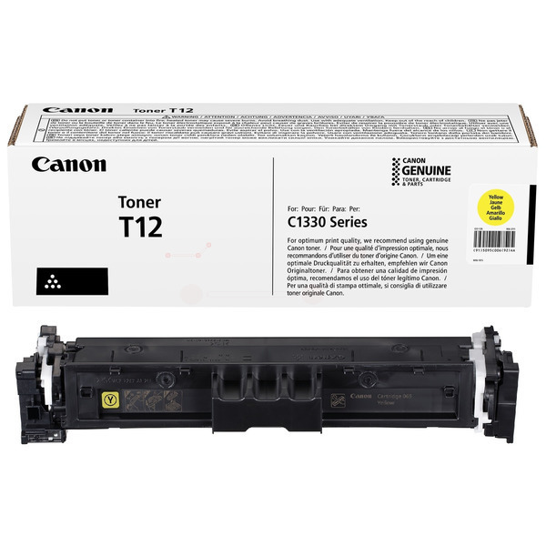 Original Canon T12 / 5095C006 Toner gelb