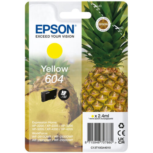 Original Epson 604 / T10G4 / C13T10G44010 Tinte gelb
