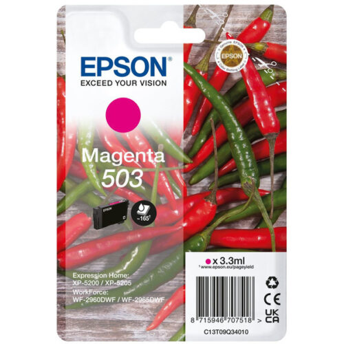 Original Epson 503 / T09Q3 / C13T09Q34010 Tinte magenta