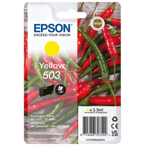 Original Epson 503 / T09Q4 / C13T09Q44010 Tinte gelb
