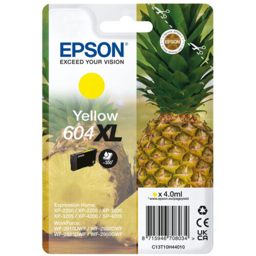 Original Epson 604XL / T10H4 / C13T10H44010 Tinte gelb