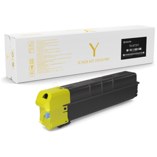 Original Kyocera TK-8735Y / 1T02XNANL0 Toner gelb