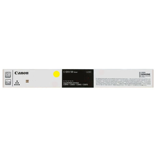 Original Canon C-EXV58 / 3766C002 Toner gelb