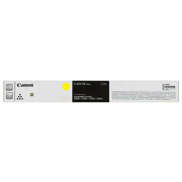 Original Canon C-EXV58 / 3766C002 Toner gelb