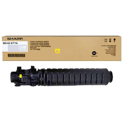 Original Sharp MX-62GTYA / MX-62GTYB Toner gelb