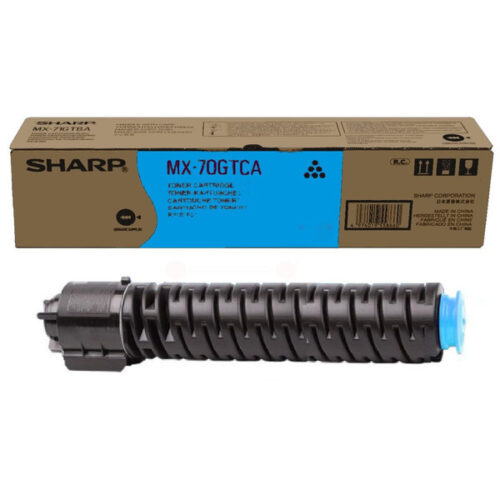 Original Sharp MX-70GTCA Toner cyan