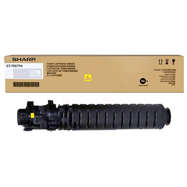 Original Sharp MX-75GT-YA Toner gelb