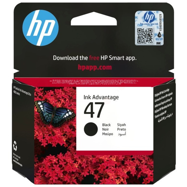 Original HP 47 / 6ZD21AE Tinte schwarz