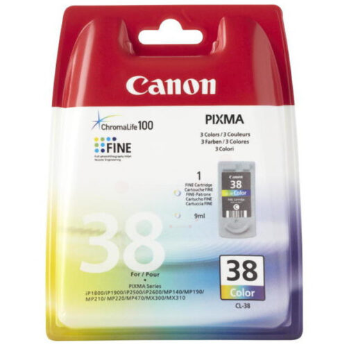 Original Canon CL-38 / 2146B001 Tinte color